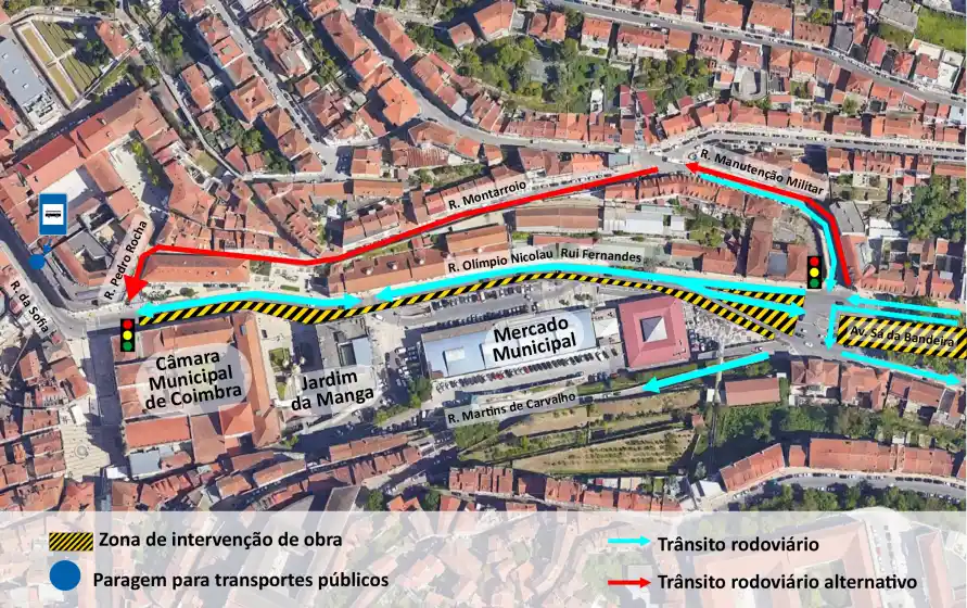 Obras do Metrobus: Rua Olímpio Nicolau Rui Fernandes 
